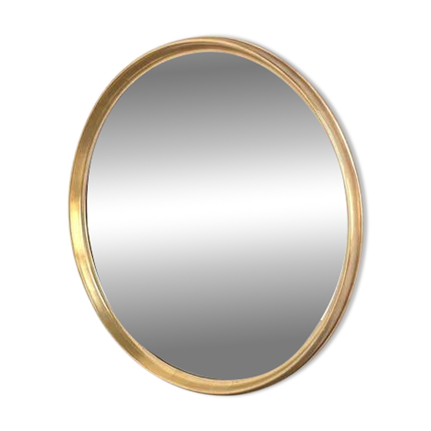 Large round vintage mirror, 1960s