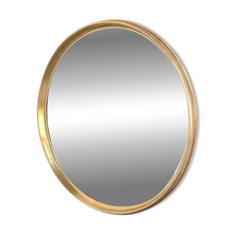 Large round vintage mirror, 1960s