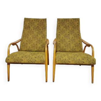 Armchairs by Antonin Suman for Ton