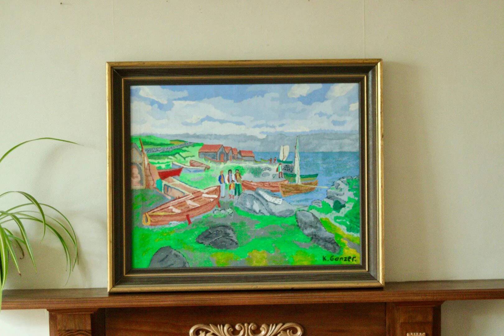 Fishing Village by K. Ganzer