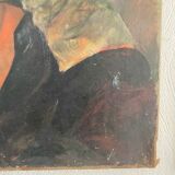 Oil on canvas The woman in the stole