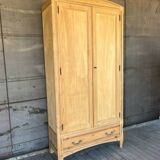 Raw wood wardrobe