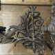 Pair of naturalistic wall sconces with fish circa 1900