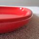 Bright red vintage serving dish