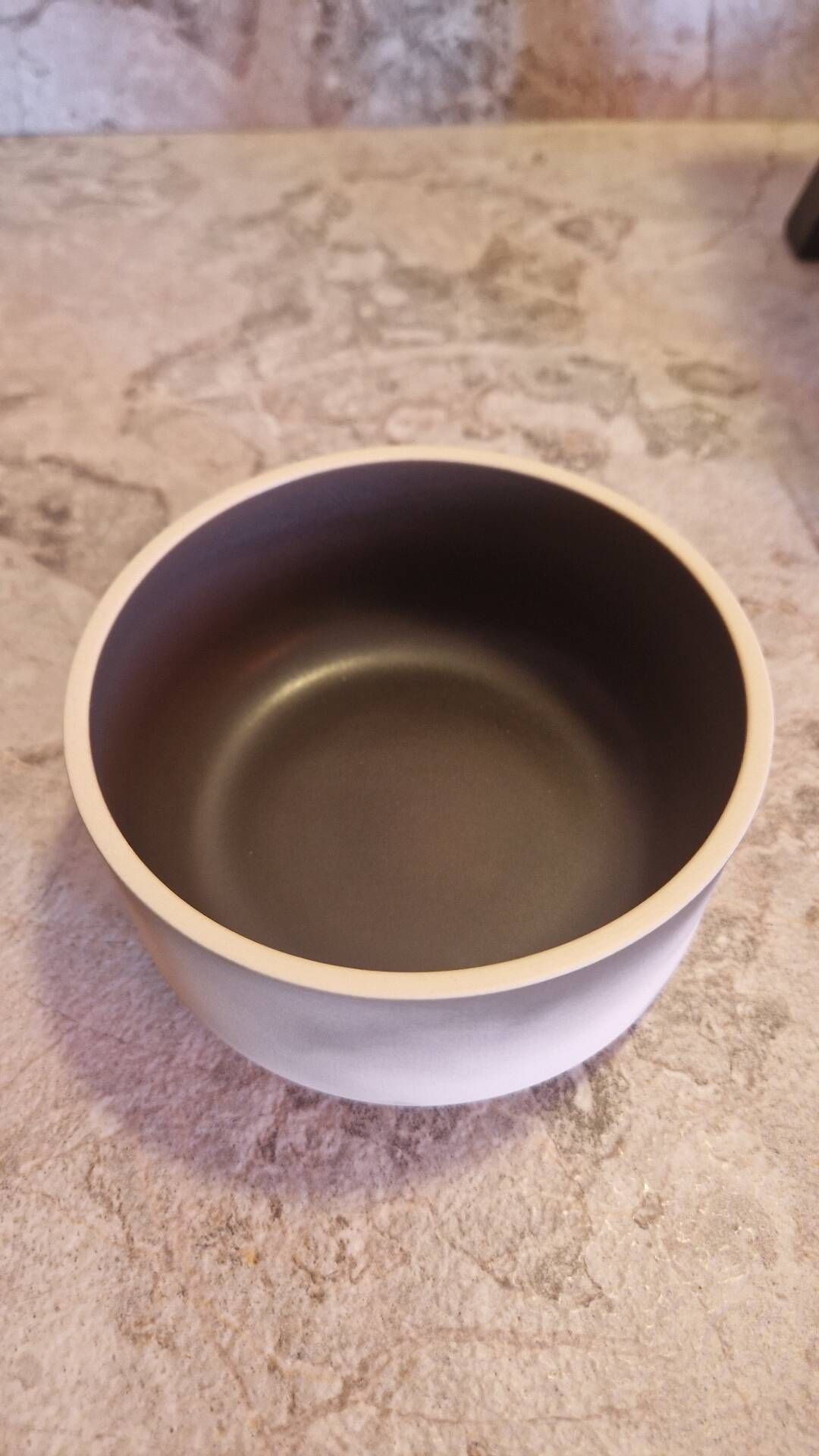 Set of 6 bowls or small salad bowls in stoneware by Molde, Portuguese ceramist.