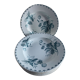 Set of 10 hollow plates Terre de Fer XIXth, model Madrid