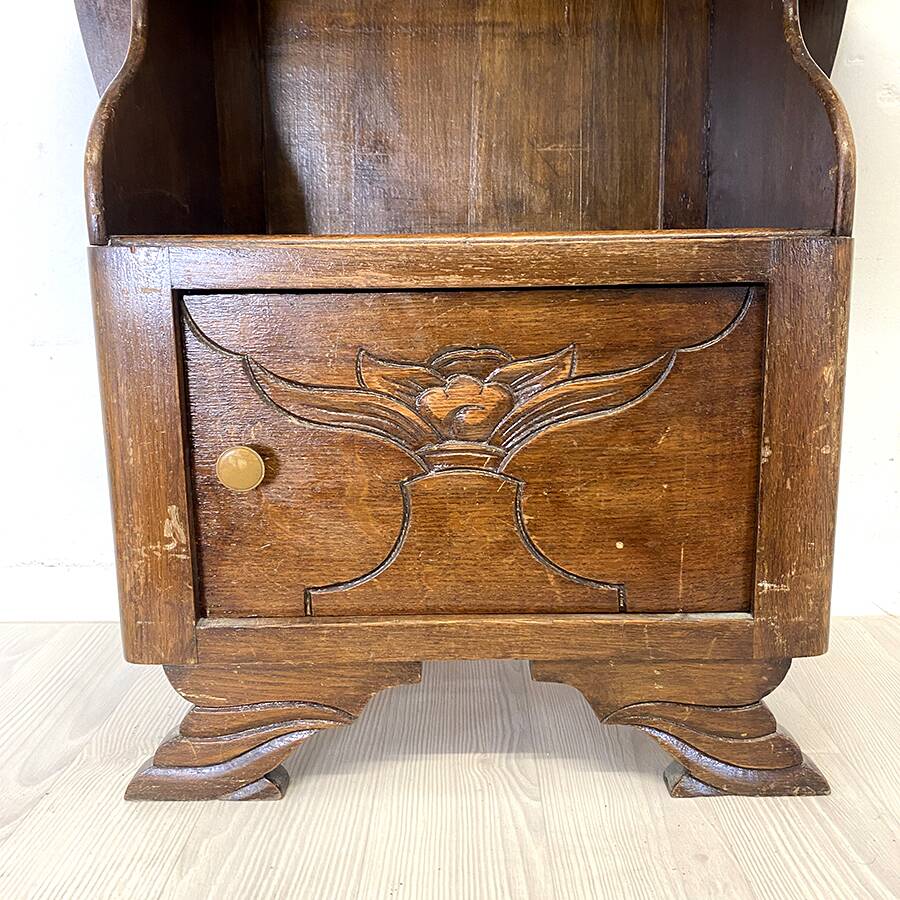40's art deco bedside table