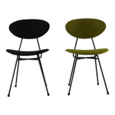 Ensemble de deux chaises de salle à manger conçues en 1955 par Rob Parry et Emile Truijen