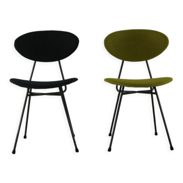 Set of two dining chairs designed in 1955 by Rob Parry and Emile Truijen