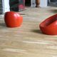 Pair of "space age" armchairs, fibreglass, 1960s