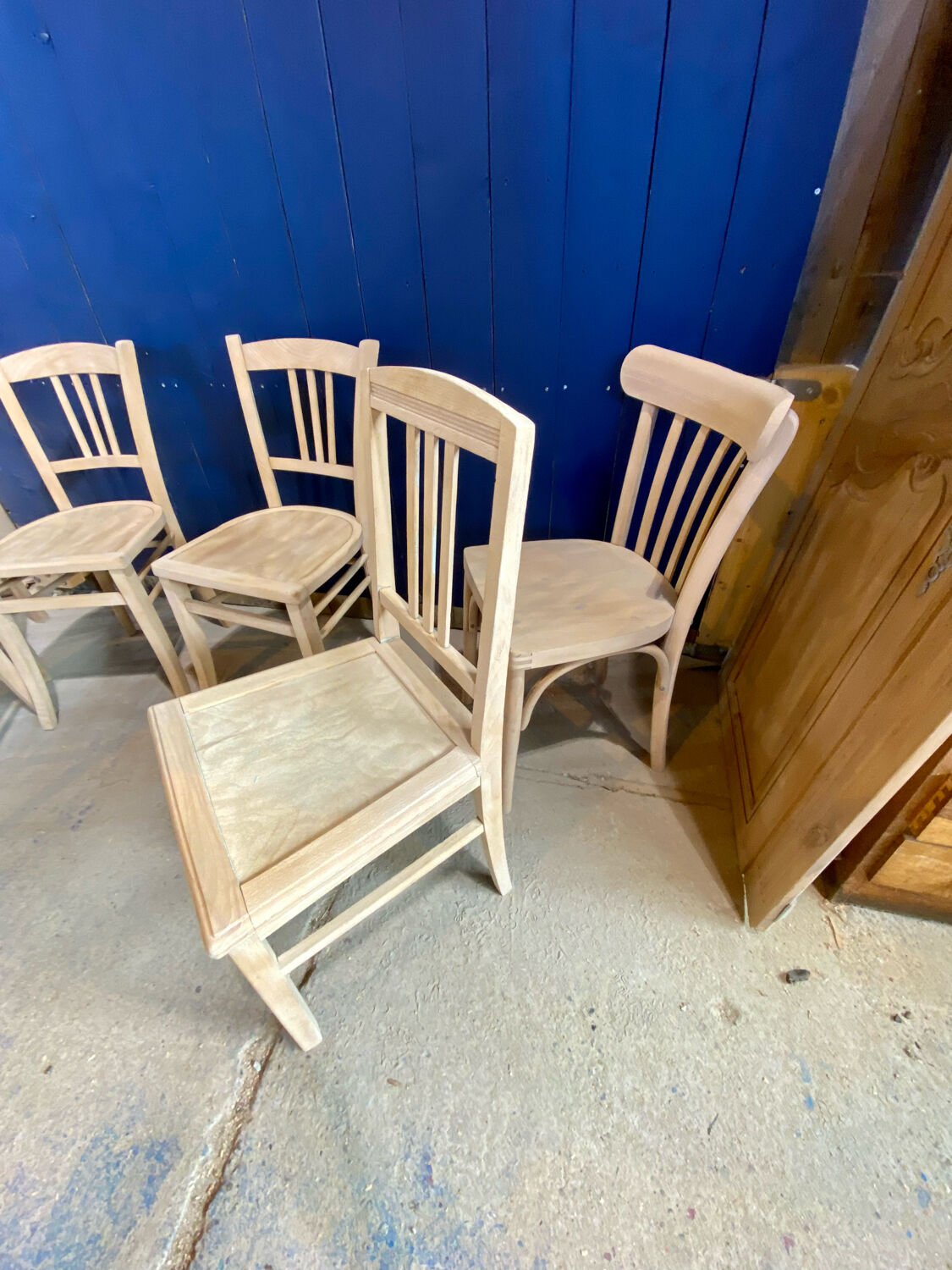 Aerogummed bistro chairs