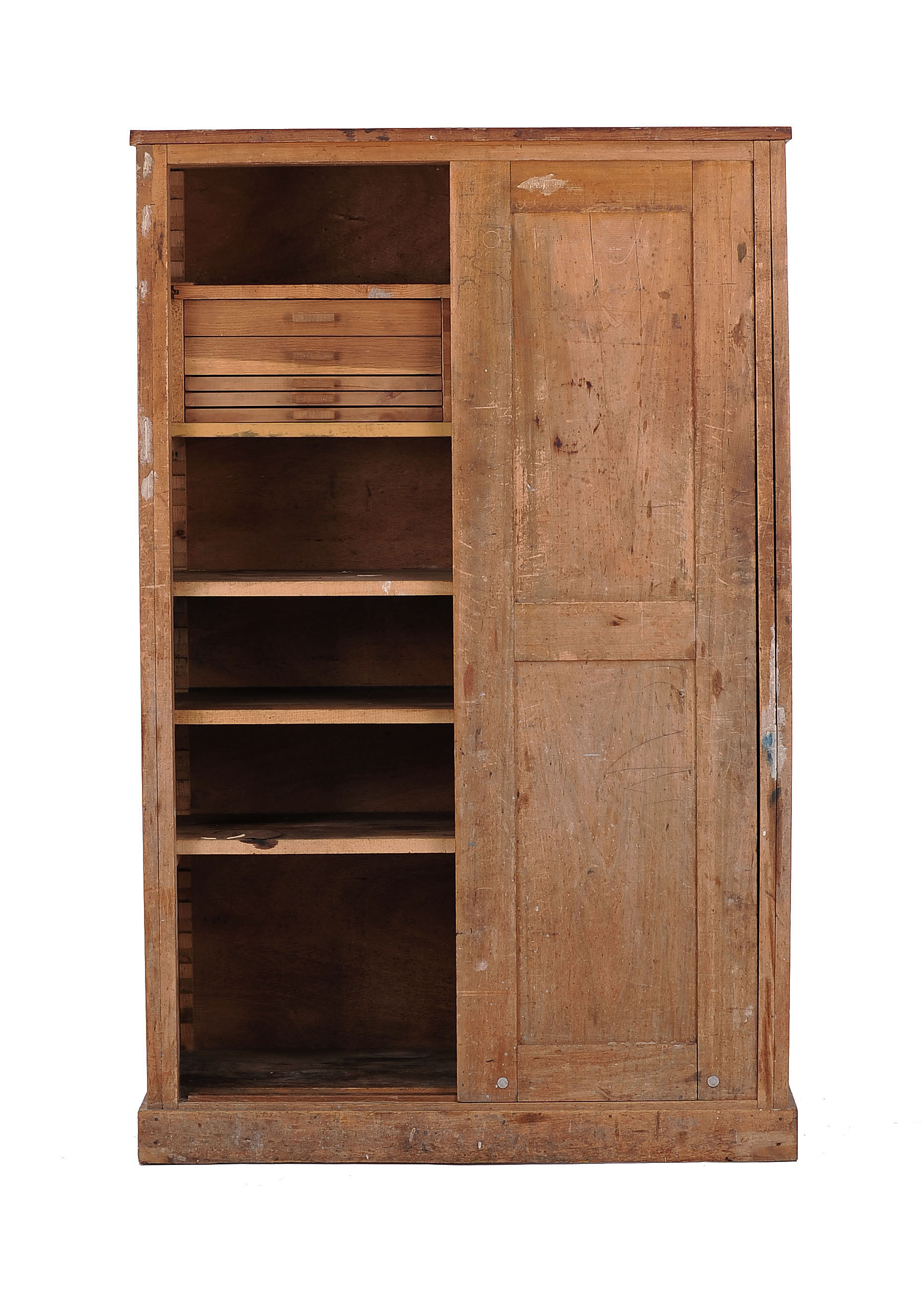 Wooden cabinet of the 1950s