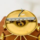 1 of 2 Brass Sputnik Flush Lamps by Kaiser Leuchten