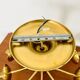 1 of 2 Brass Sputnik Flush Lamps by Kaiser Leuchten