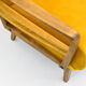 Yellow vintage armchair, Germany, 1960s, mustard velvet
