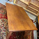 Table basse un tiroir bois vintage ep 50/60