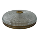 Lucien Gau Two-light gold/crystal ceiling light 680/25