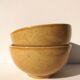 Vintage bowls in glazed stoneware