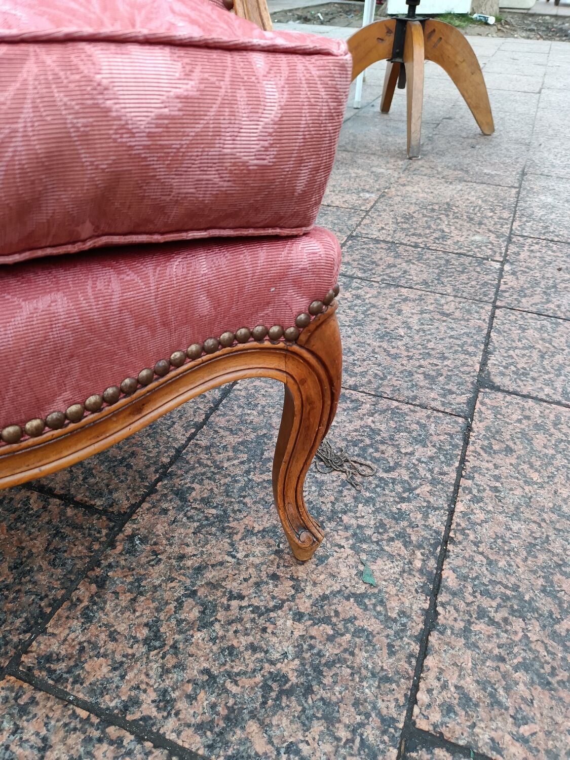 Pair of antique armchairs louis xv style