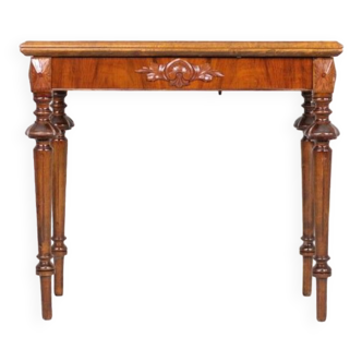 Console-card table, Northern Europe, circa 1900.