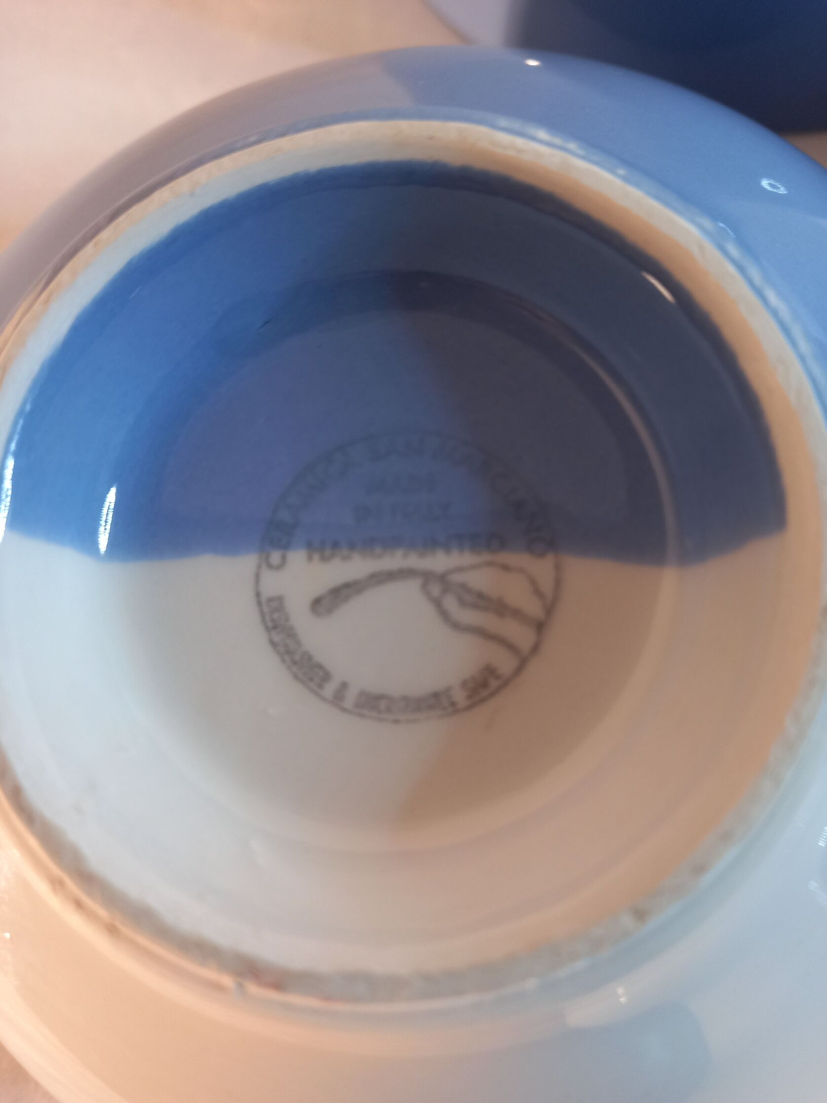 Large ceramic bowls San Marciano Italy