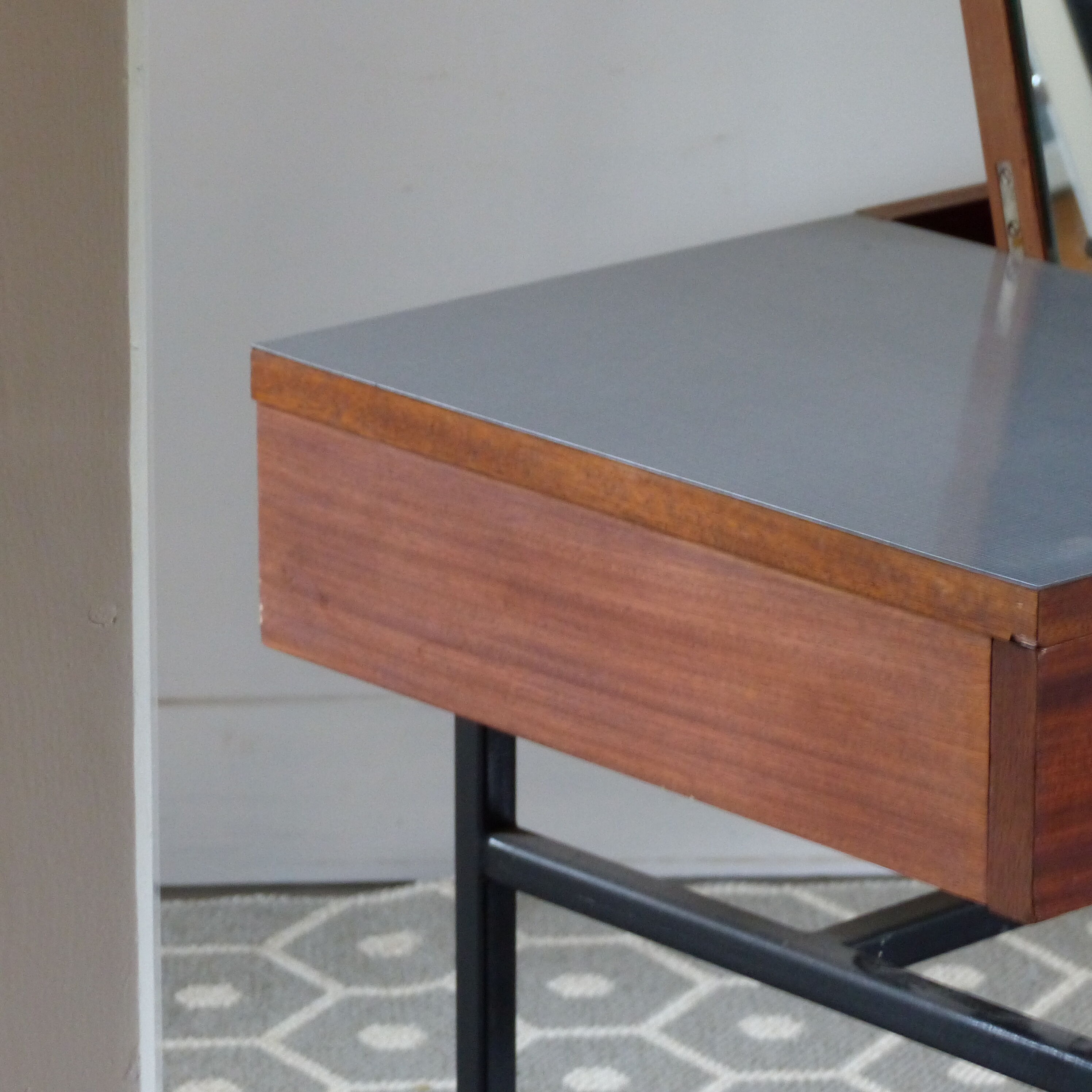 Dressing table rosewood Alain Richard edition Caminelle