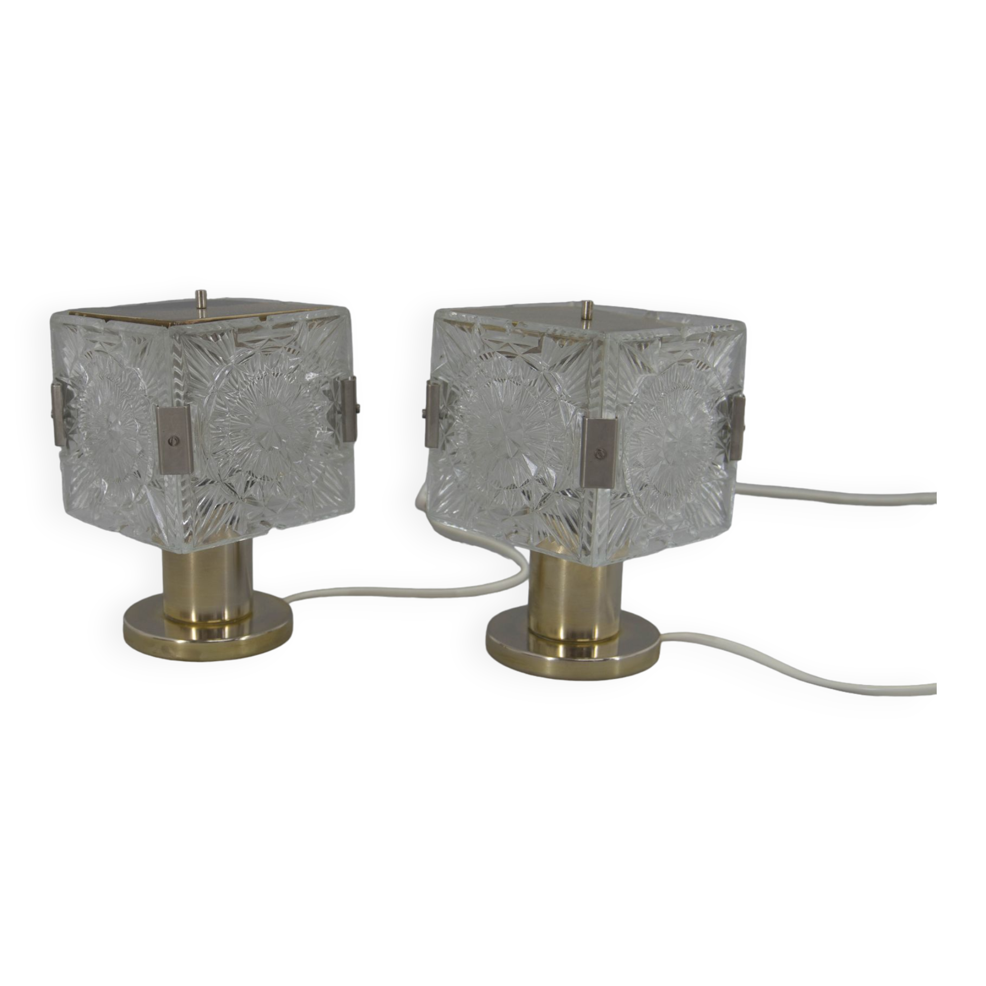 Set of two table lamps by Kamenicky Senov 1970s