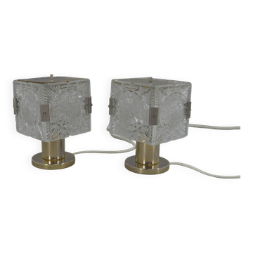 Set of two table lamps by Kamenicky Senov 1970s