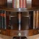 Restored hardwood revolving library circa 1810 Regency
