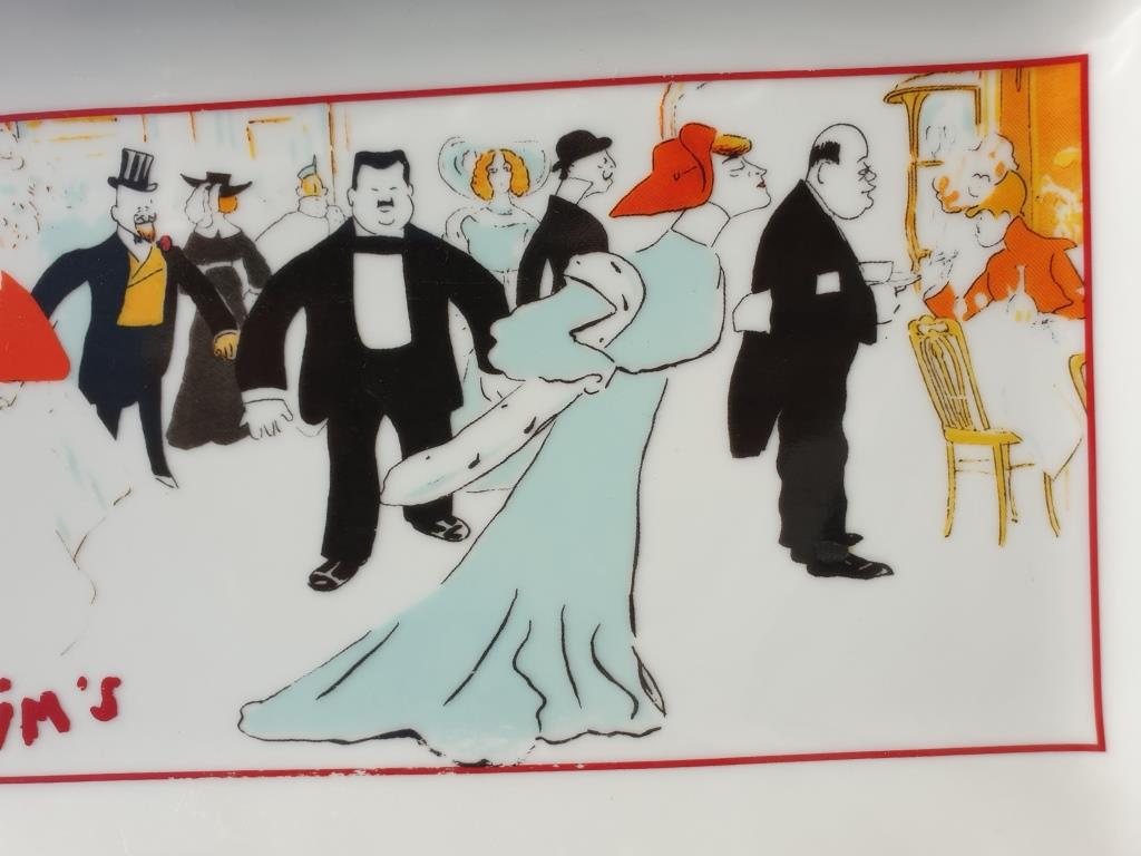 Porcelain cake dish Maxim's Paris