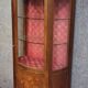 Antique Louis XV style display cabinet, in richly inlaid rosewood