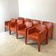 Set of 8 Toy chairs by philippe starck for Driade made in italy