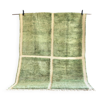 Tapis berbère M'rirt  210x300 cm - Vert olive