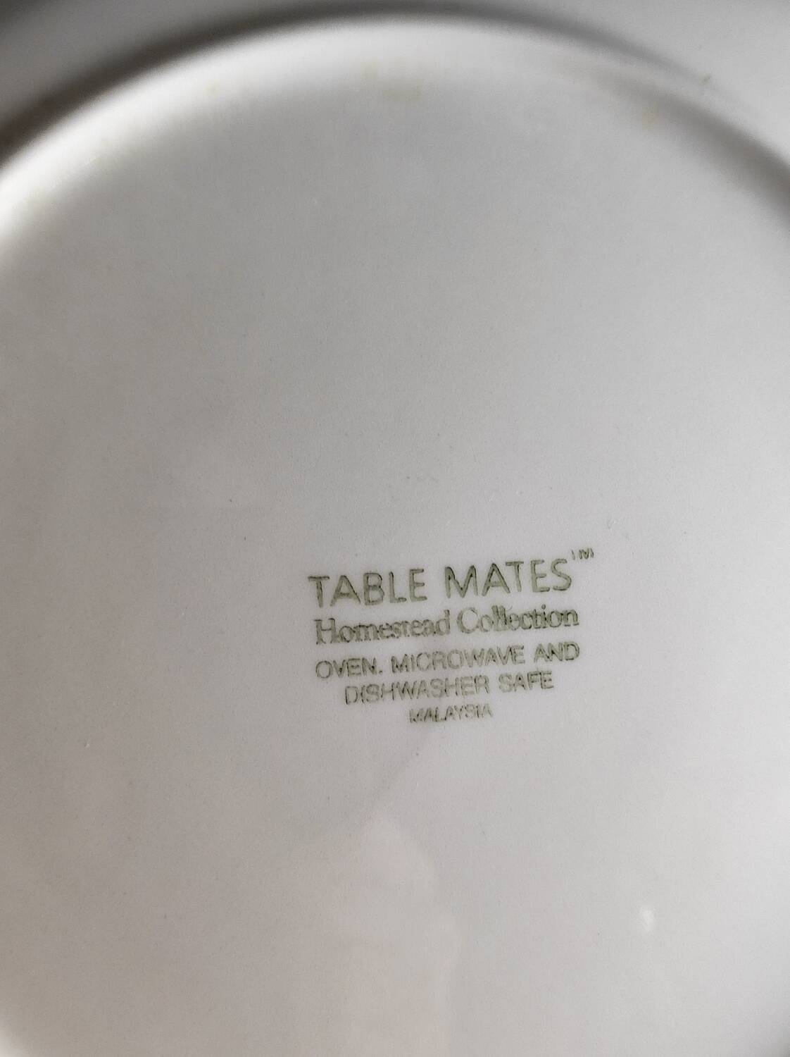 Blue flower plate dish