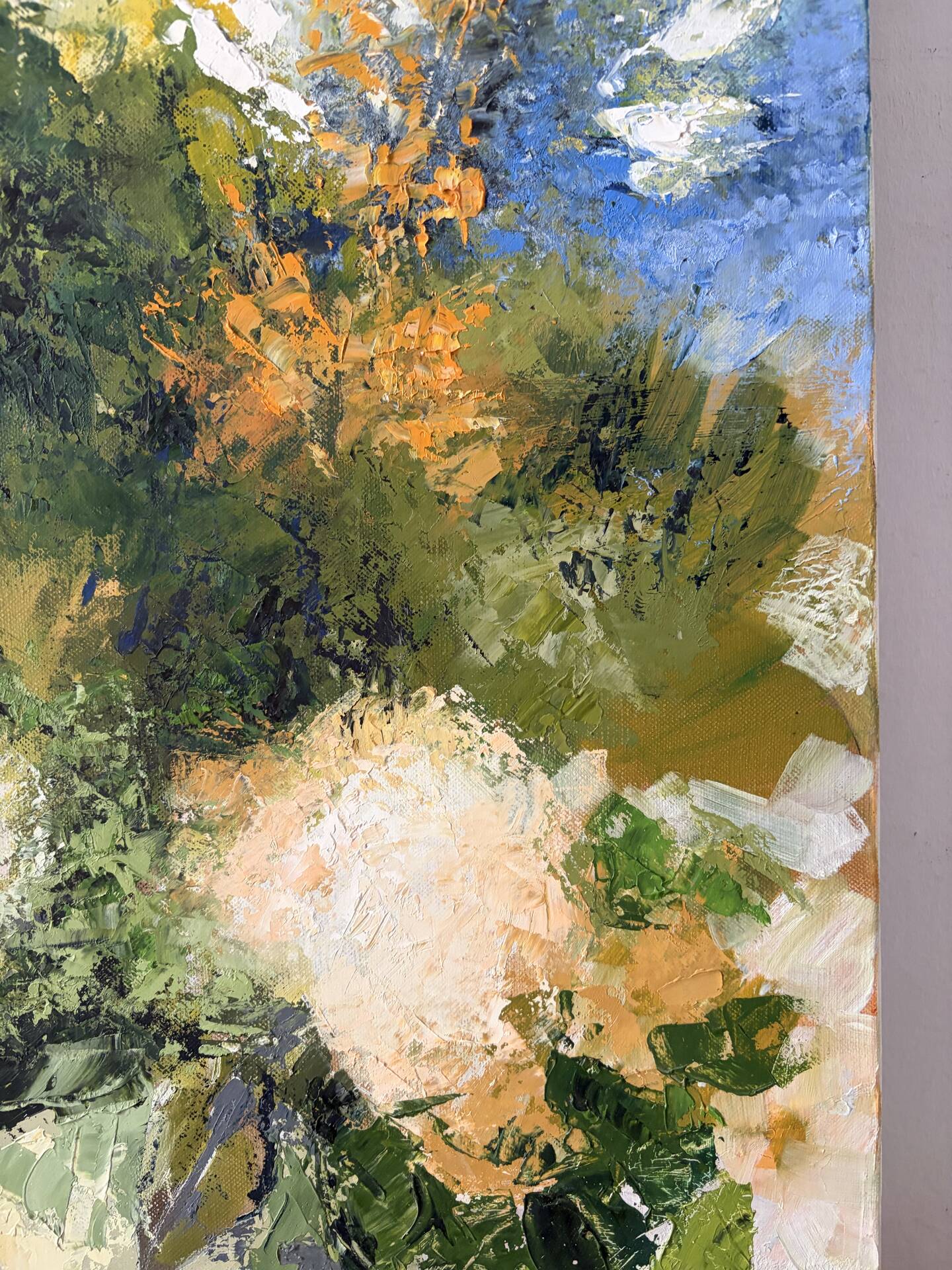 "June Bouquet", oil on canvas signed Bottini