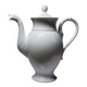 "Eagle" teapot, very fine white porcelain from Limoges by Raynaud, 1970s