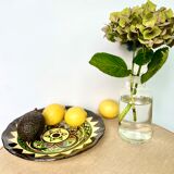 Decorative plate Faïencerie St Jean de Bretagne 1960