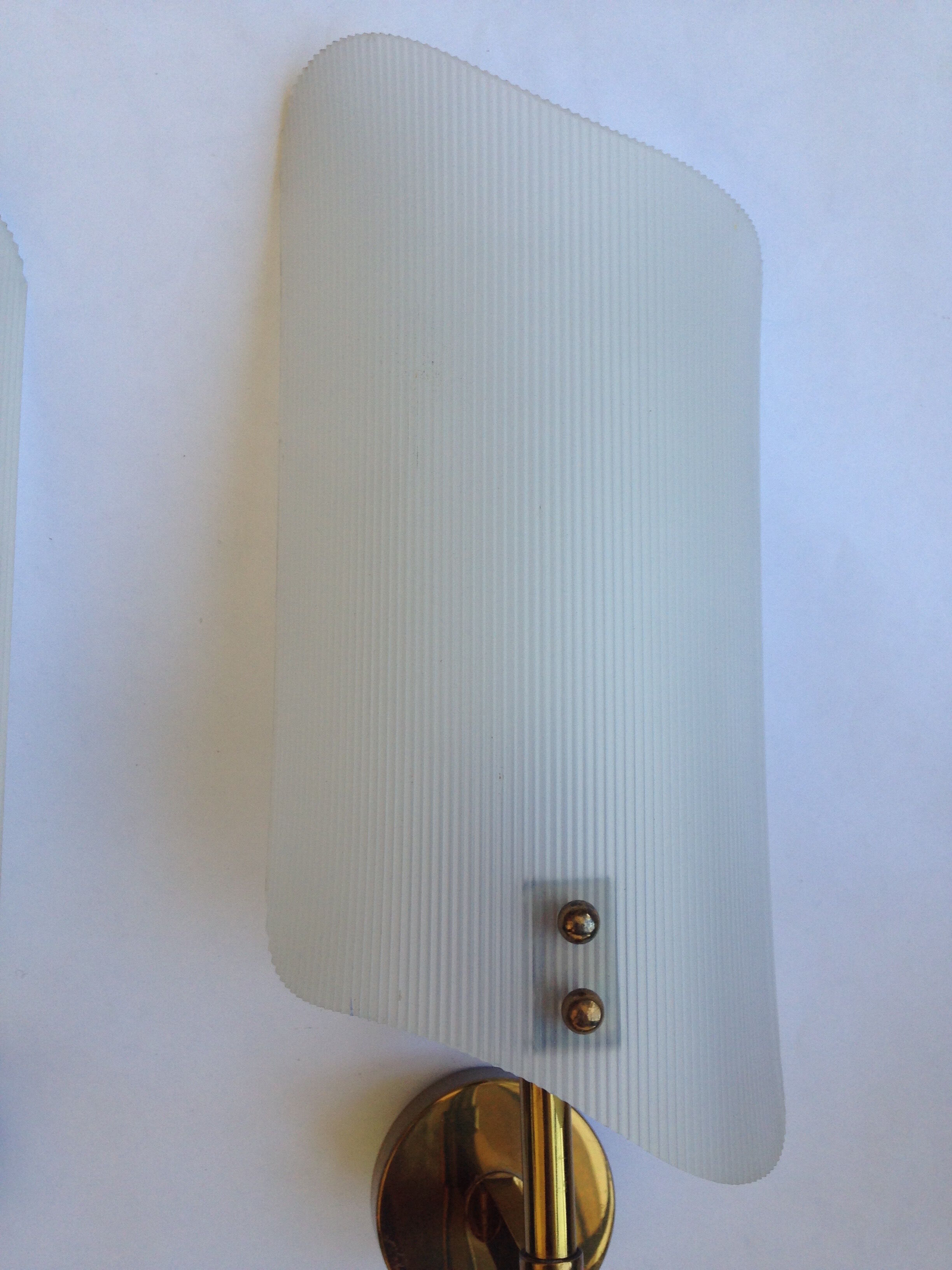 Pair of XXL wall lights Maison Arlus 1950