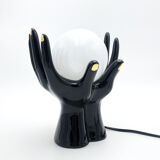 Black vintage hand lamp