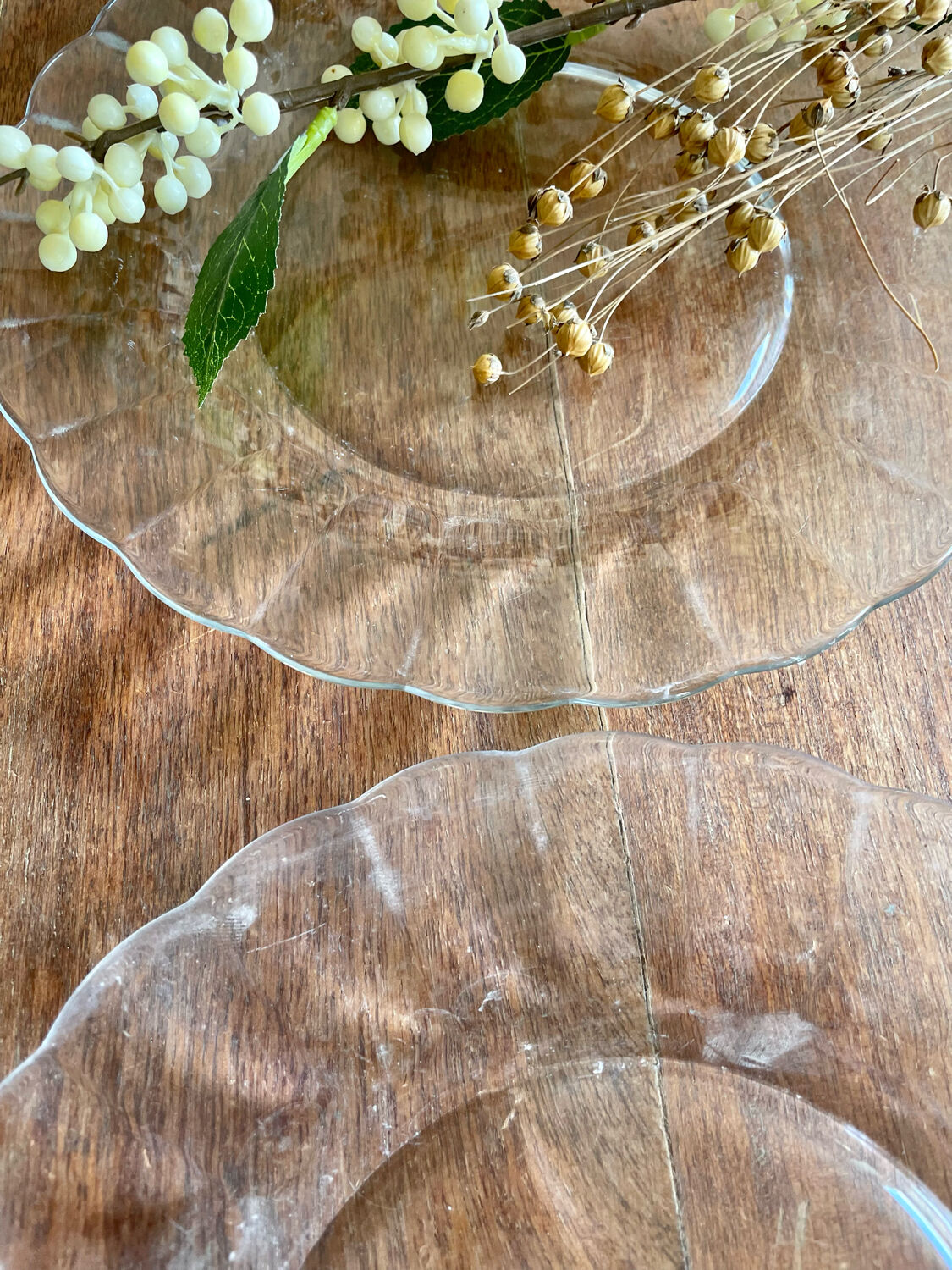 Ensemble de 4 assiettes plates Duralex Marguerite