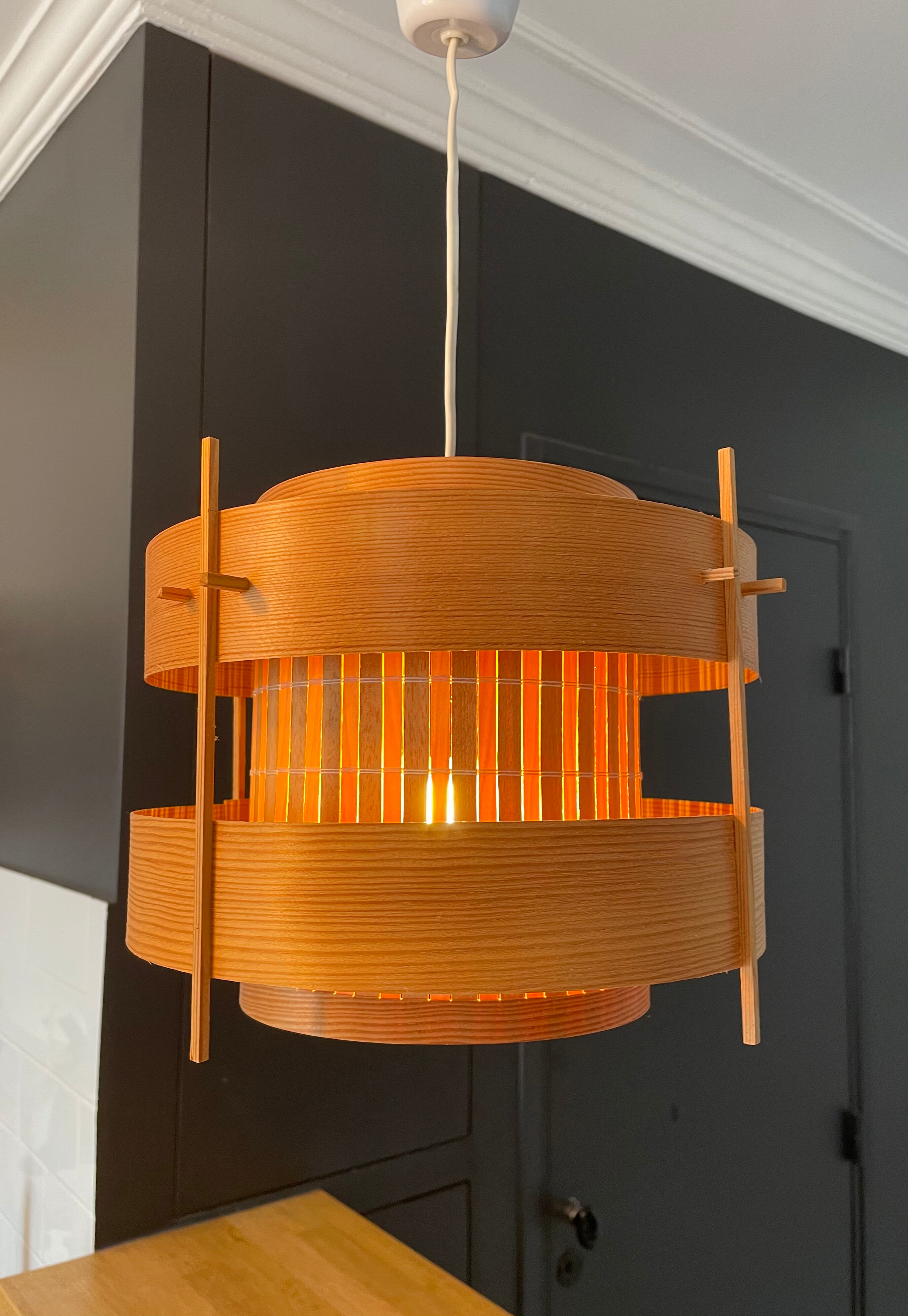 Suspension pine strap Hans Agne Jakobsson Scandinavian Sweden 1960