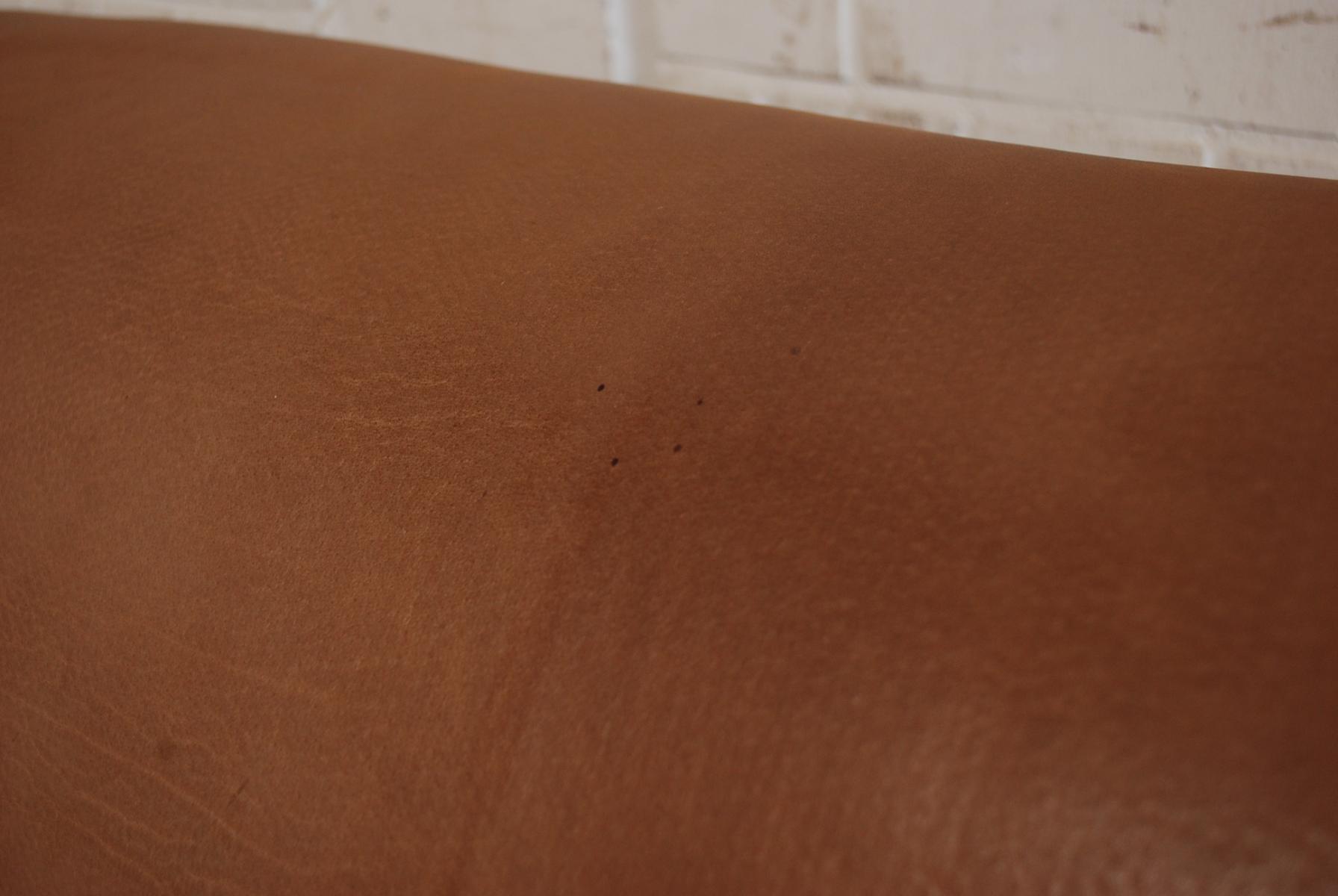 Sofa DS47 cognac leather brand De Sede