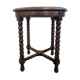 Table basse à bobine console ronde pieds