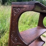 Old rustic wall shelf