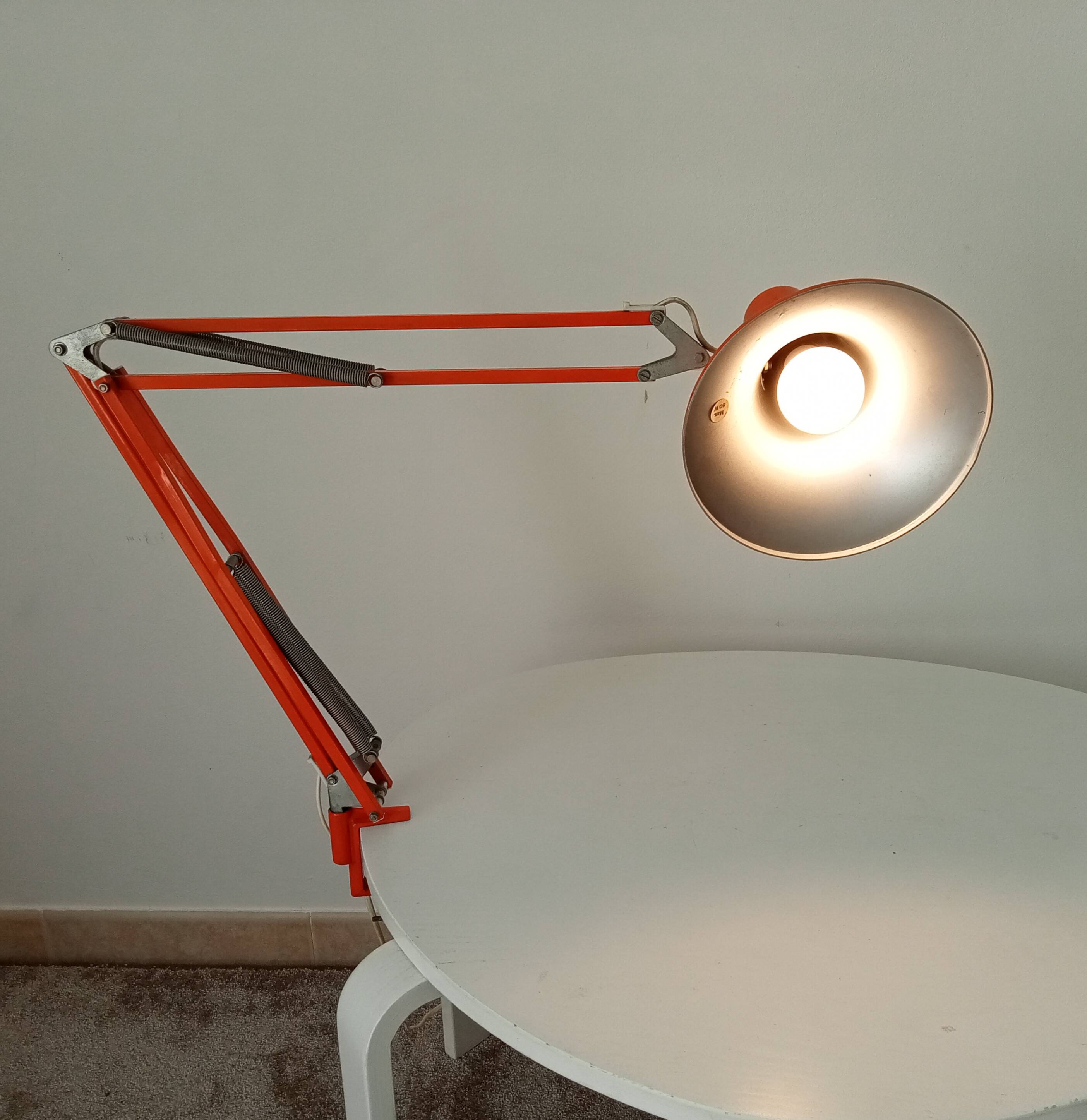 Vintage seventies architect lamp