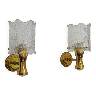 Duo vintage wall lights