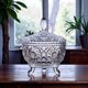 Large antique Belle Époque crystal candy dish