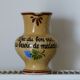 Milk pot faience, Malicorne, Emille Tessier