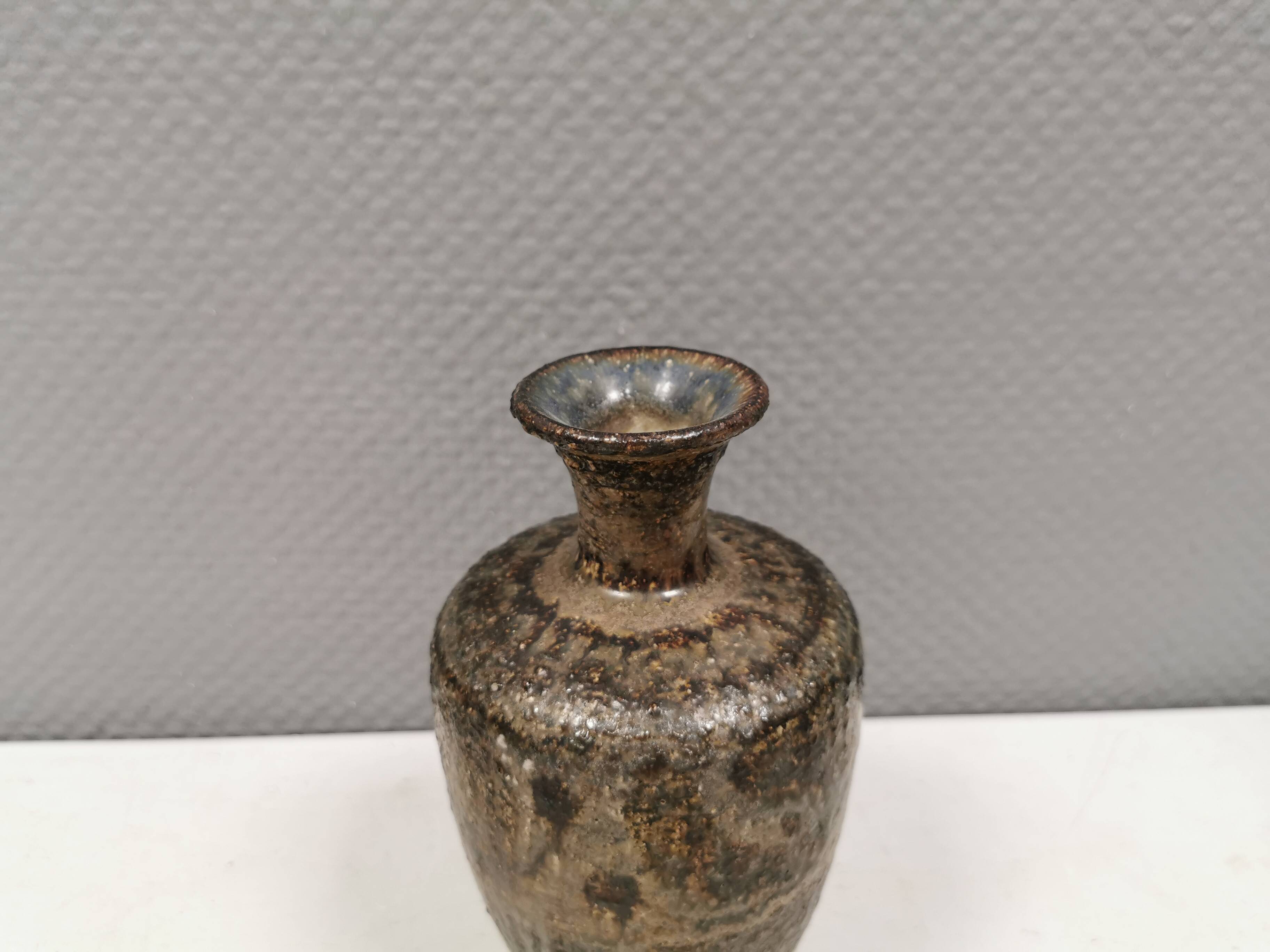 Unique vase from Søholm Denmark 1970s.