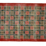 Anatolian handmade vintage rug 212 cm x 124 cm